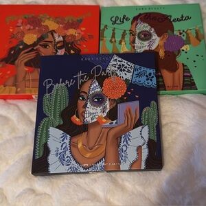 Kara Beauty Eyeshadow Palette Set NEW LOT OF 3- MAKEUP